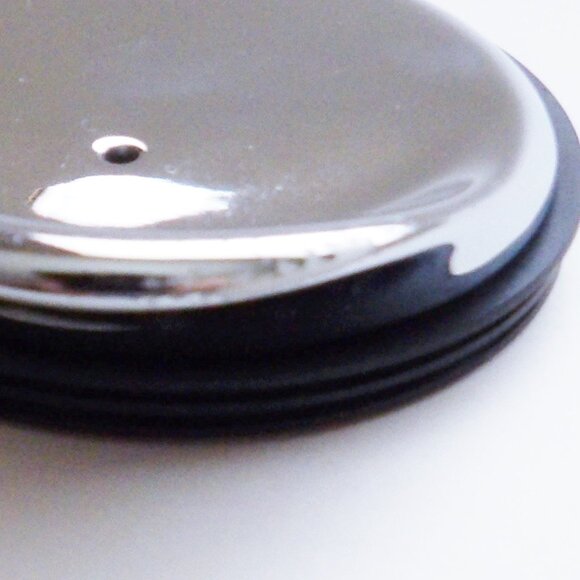 Starbucks 2014 White Ceramic Silver Studded Travel Coffee Mug With Lid 10oz - Picture 10 of 12